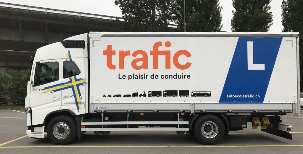 Cours de pratique camion Lausanne